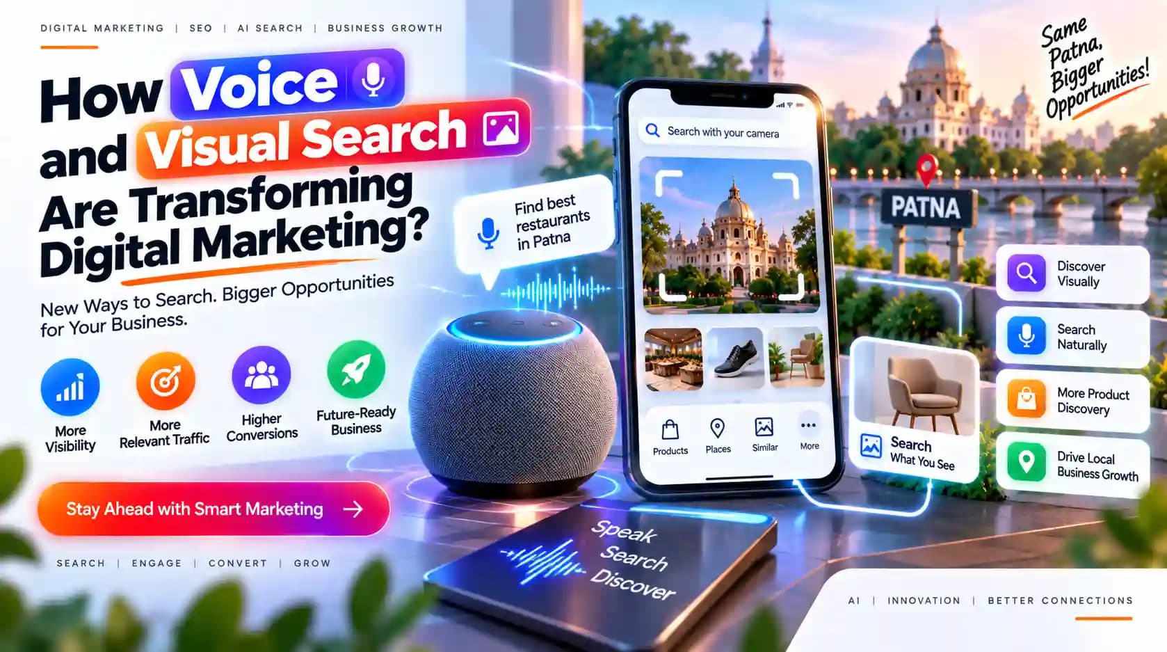 How Voice and Visual Search Are Transforming Digital Marketing?