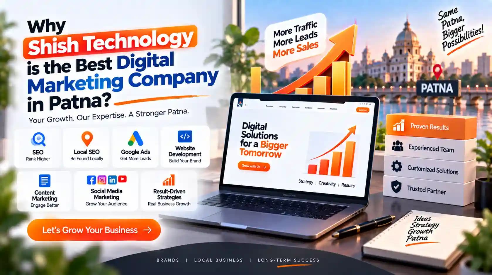 Why Shish Technology is the Best Digital Marketing Company in Patna Introduction