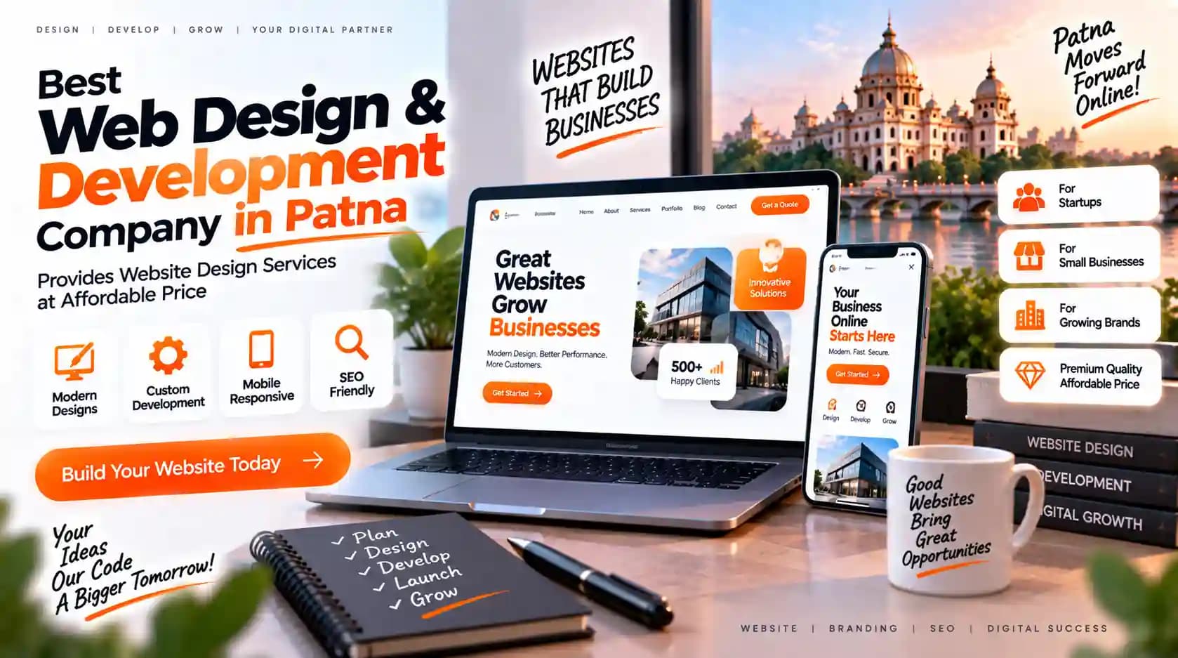 Best Web Design and Development Company in Patna Provides Website Design Services at Affordable Price