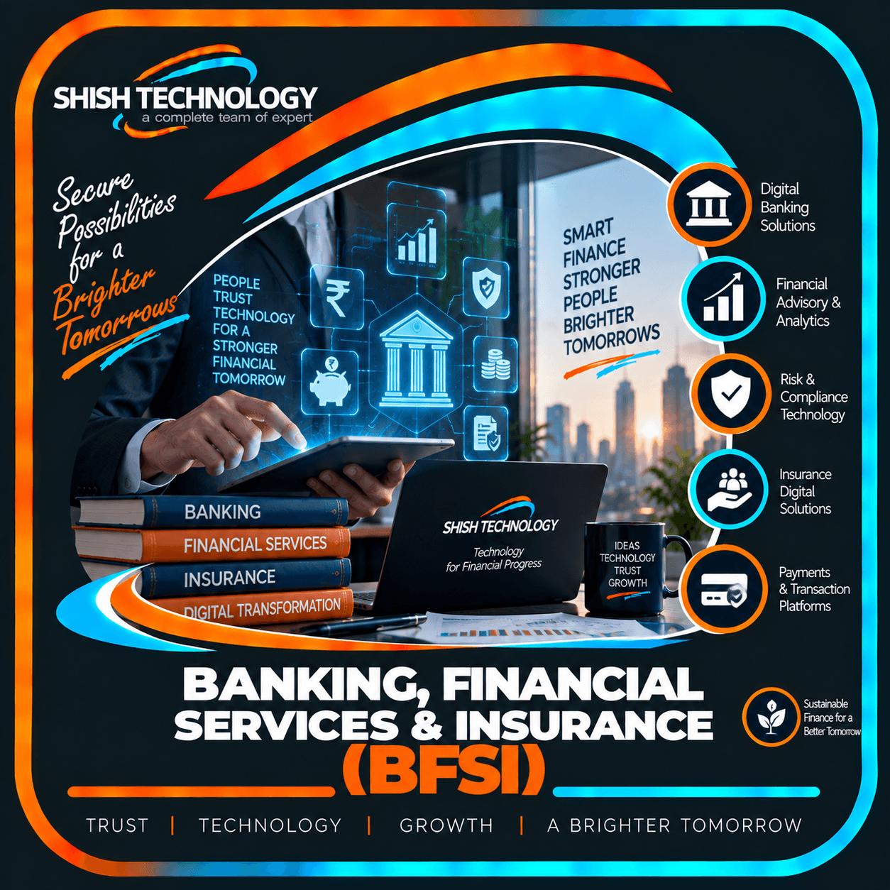 Banking, Financial Services & Insurance (BFSI) logo