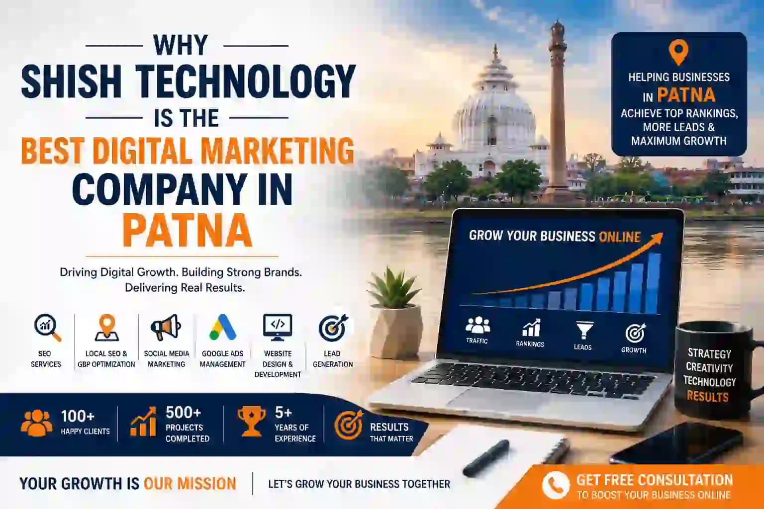 Why Shish Technology is the Best Digital Marketing Company in Patna Introduction