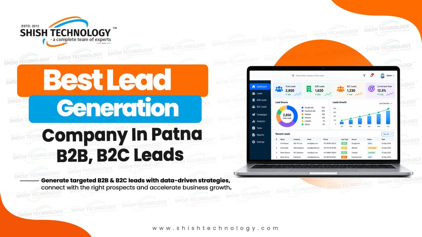Best Lead Generation Company In Patna; B2B, B2C Leads