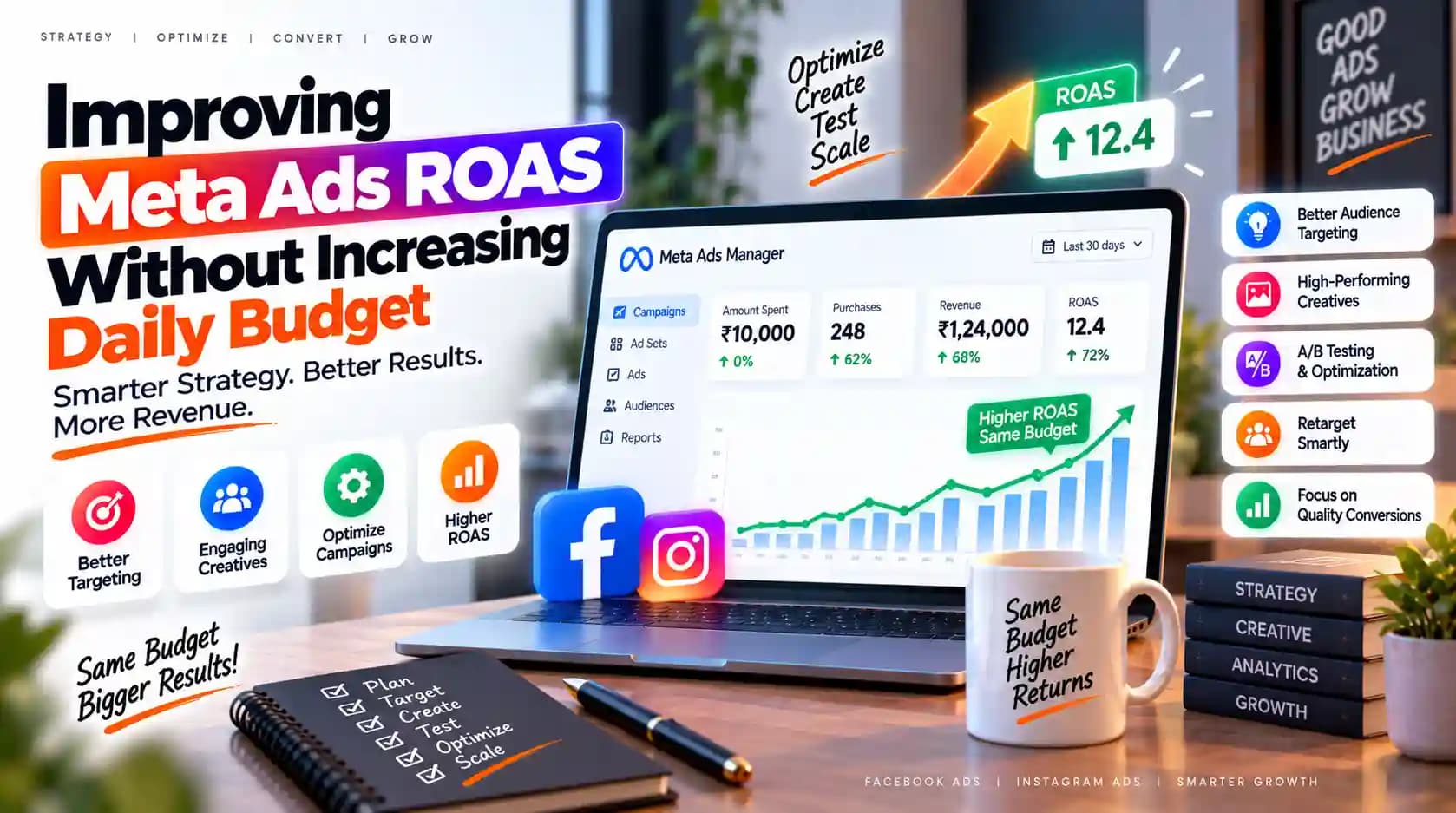 Improving Meta Ads ROAS Without Increasing Daily Budget