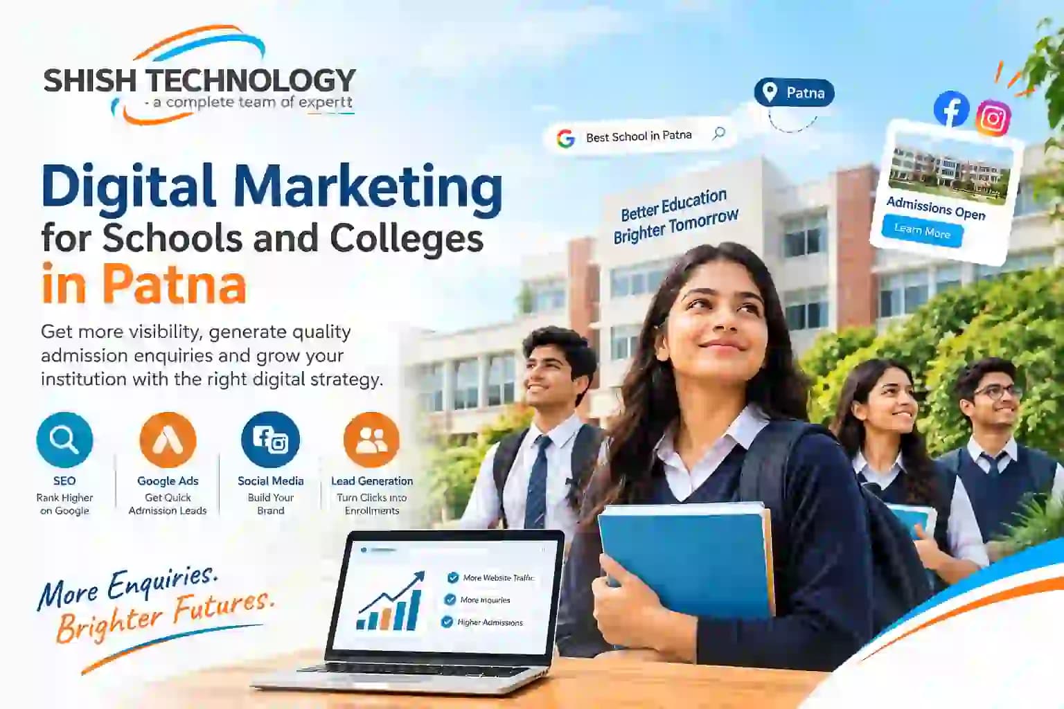 Digital Marketing for Schools and Colleges in Patna