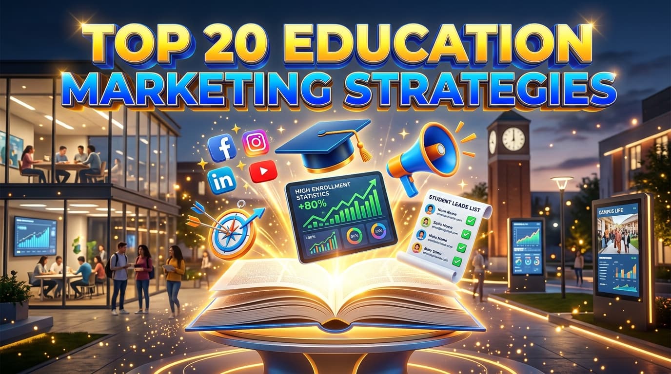 The Top 20 Digital Marketing Strategies for Education Industry