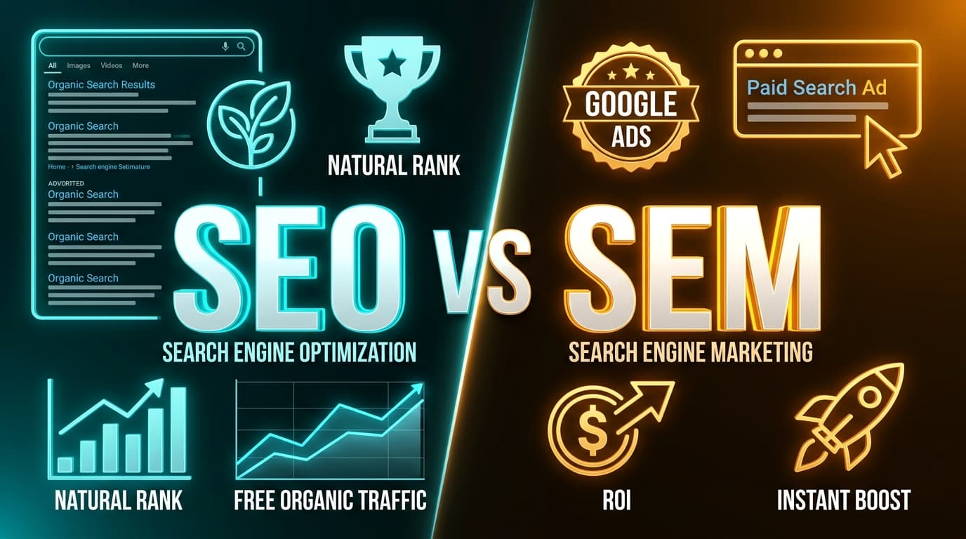 SEO Vs SEM: What's The Difference? and How Does Work?