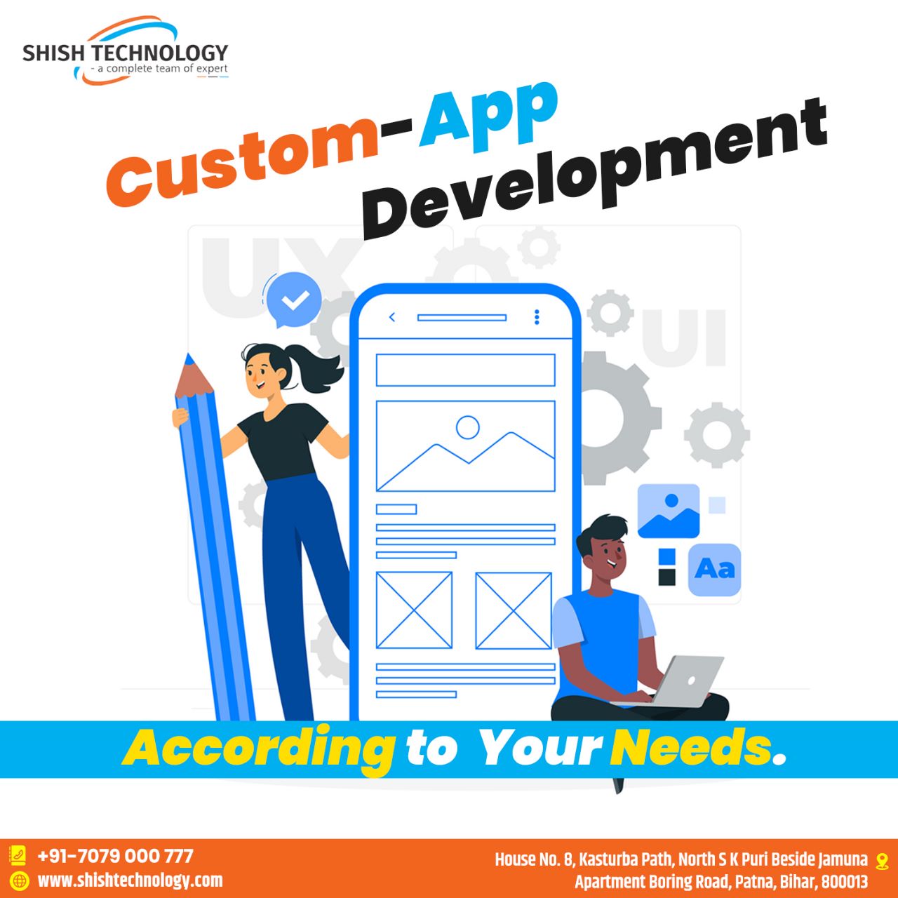 Shish Technology is the best app development company in Patna