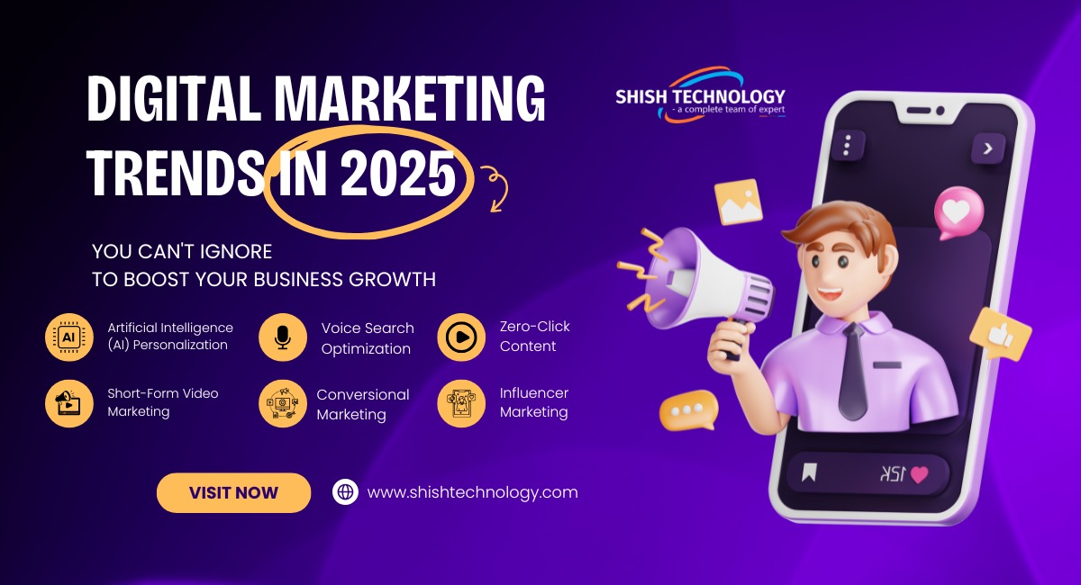 Top Digital Marketing Trends in 2025 That Will Shape Business Growth